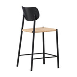 Polly Backrest - Svart / Natur Seil Venture Design Spisestol