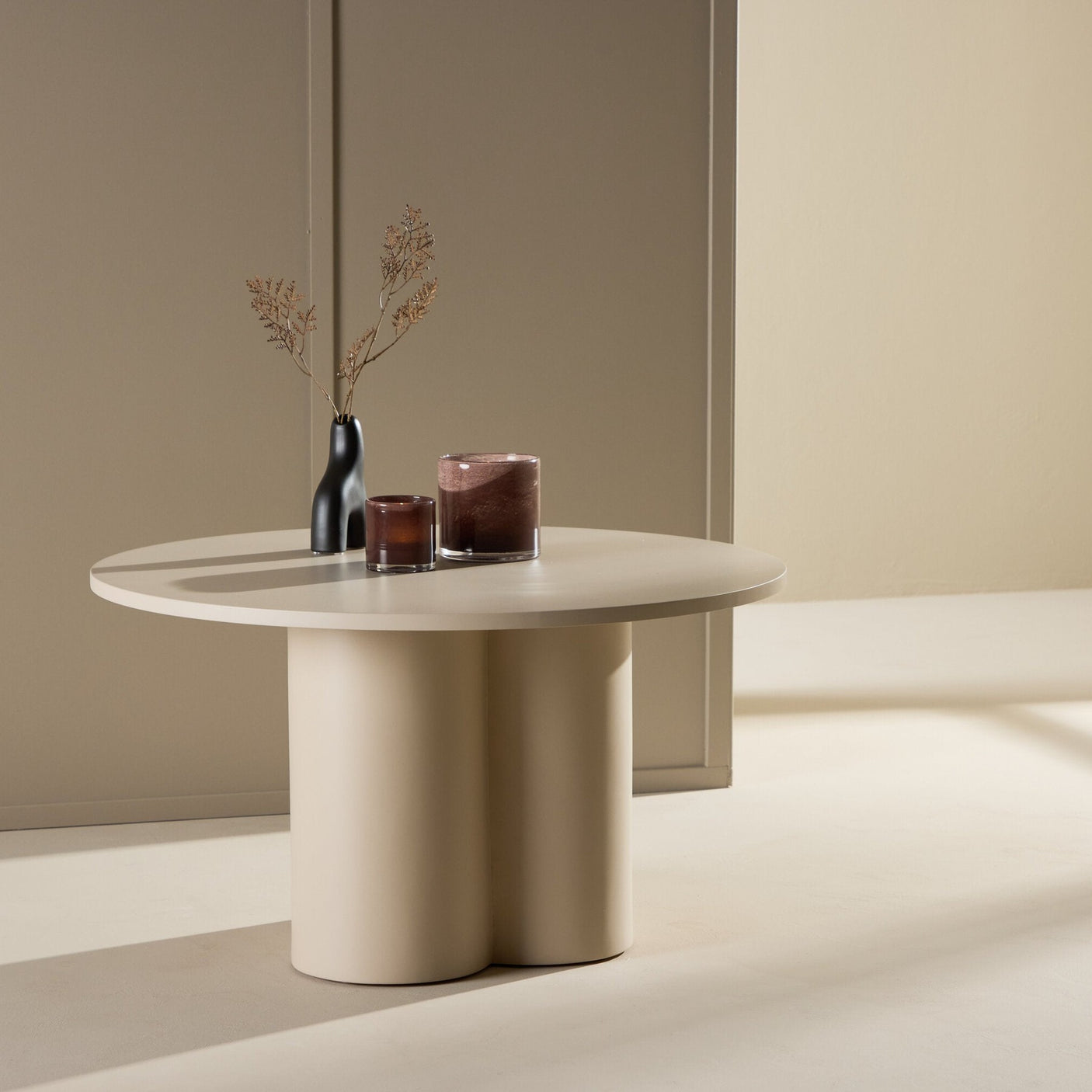 Olivia sofabord Ø80 Venture Design Sofabord