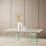 Ester - Glass / Betonglook Venture Design Sofabord