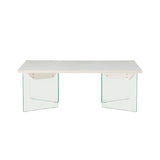 Ester - Glass / Betonglook Venture Design Sofabord