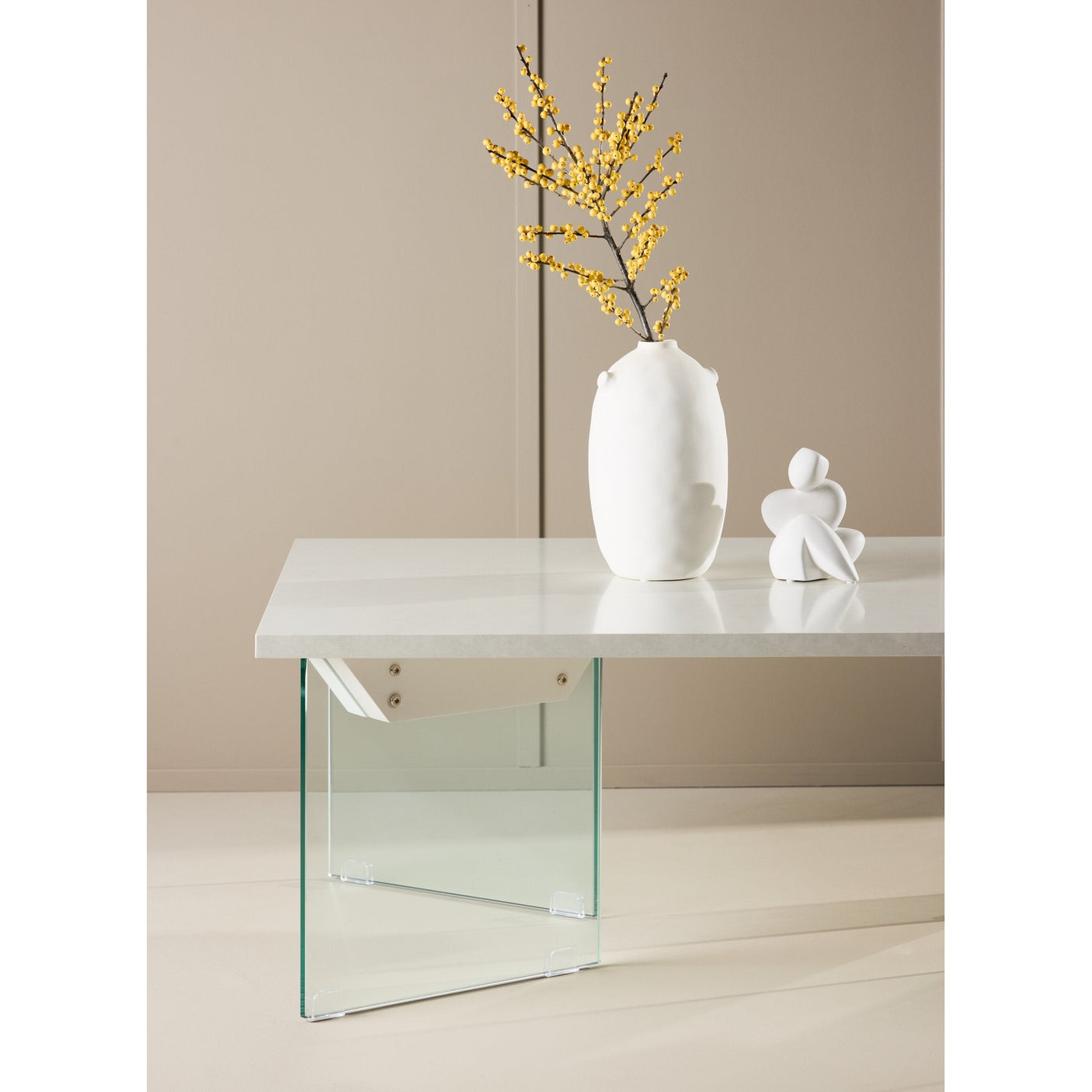 Ester - Glass / Betonglook Venture Design Sofabord