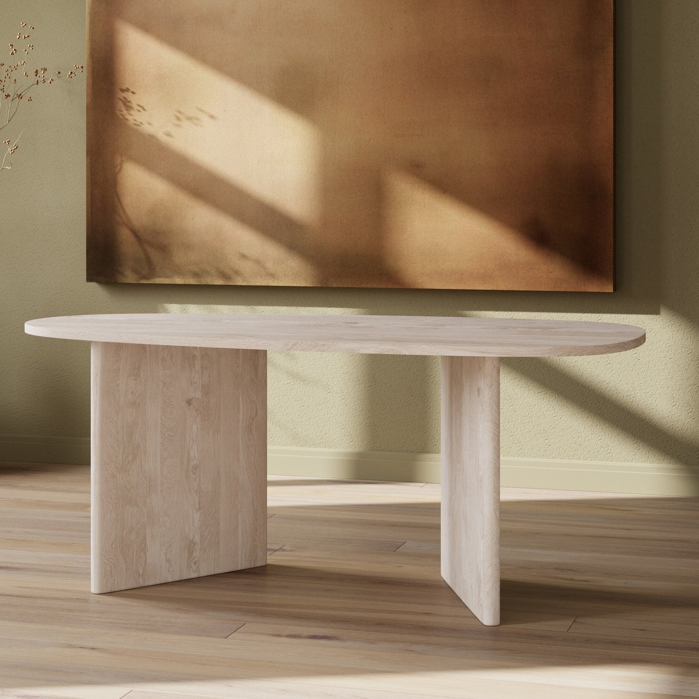 Grönvik oval spisestuebord Venture Design Oval Spisebord