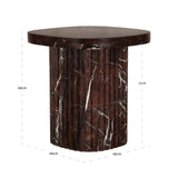 Endebord Orchid burgunder Richmond Interiors Sidebord