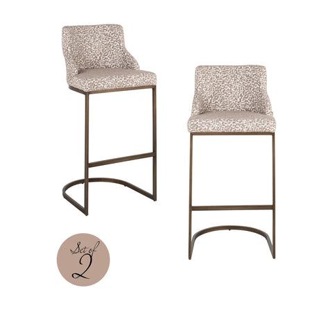Barstol Bolton natural geo Sett med 2 Richmond Interiors Barstol