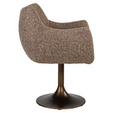 Spisestol Aldo brun tweed med sving Richmond Interiors Spisestol