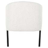 Lounge chair Mia hvit bouclé Richmond Interiors Lenestol