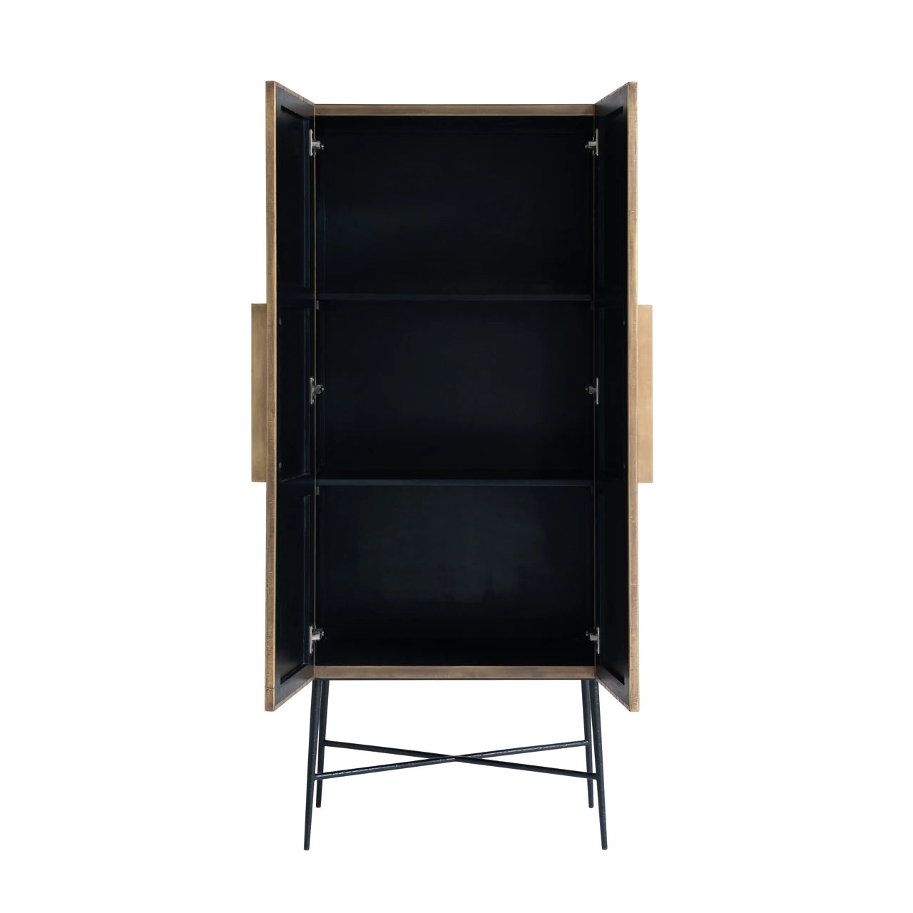 Oppbevaringsskap Ironville gull Richmond Interiors Skap