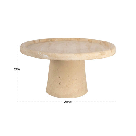 Kakefat Beccy beige Richmond Interiors Serveringsbrett
