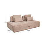 Sofa Tudor mocca boldweave 2,5-seter bevegelig ryggstøtte Richmond Interiors Sofa