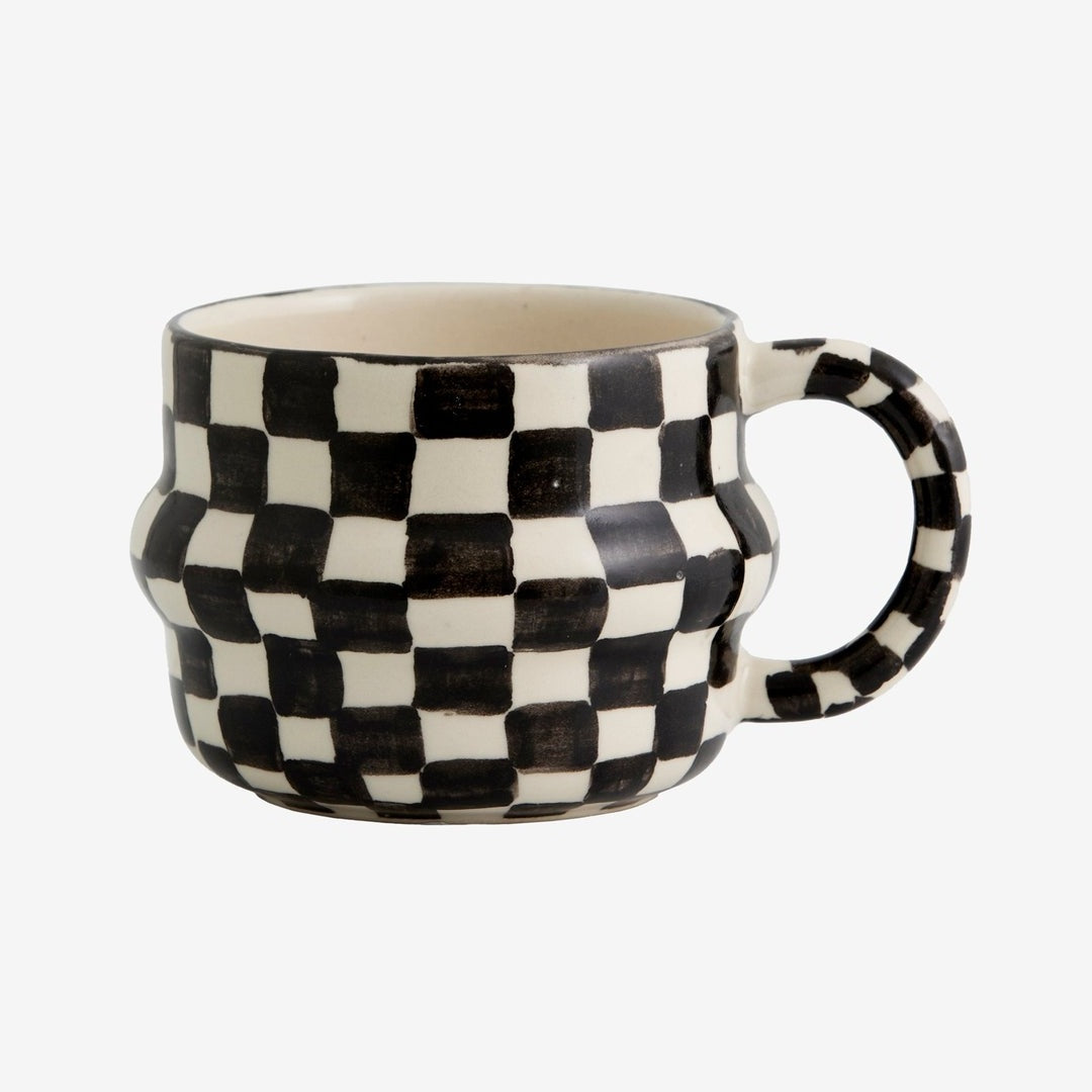 YSIA kop, tern - svart/råhvitt Nordal TABLEWARE