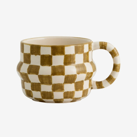 YSIA kop, tern - grønn/råhvit Nordal TABLEWARE