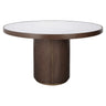Spisebord Willox beige 130Ø inkludert glass Richmond Interiors Spisebord
