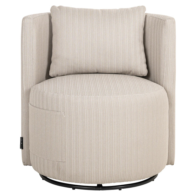 Utendørs spise stol Marlin beige svingbar Richmond Interiors Spisestol