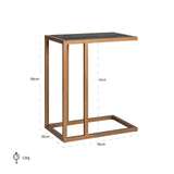 Sofa table Blackbone Brass svart rustikk Richmond Interiors Sofabord