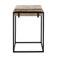 Endebord Calloway champagnegull Richmond Interiors Sidebord