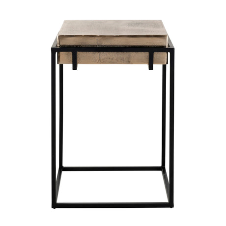Endebord Calloway champagnegull Richmond Interiors Sidebord