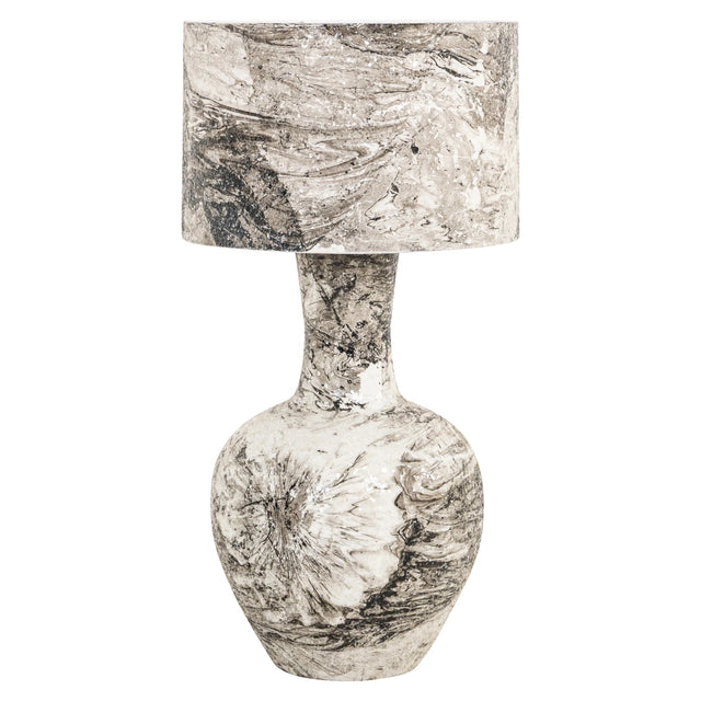 Bordlampe Cecile svart/hvit Richmond Interiors Bordlampe