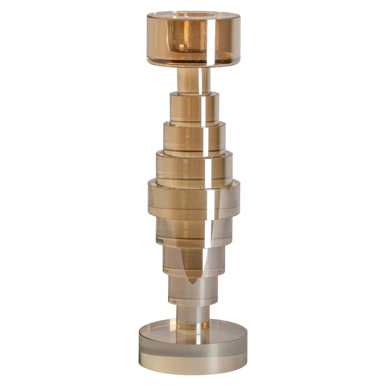 Candle holder Bryn Champagne small Richmond Interiors Lysestake