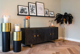 Sideboard Hunter svart rustikk Richmond Interiors Skjenk