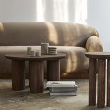 HELIN sofabord i mango - h40 cm - mørkbrun Nordal TABLES