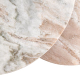Endebord Bottega Blush beige sett med 2 Richmond Interiors Sidebord