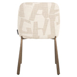 Spisestol Lana beige graffic sett med 2 Richmond Interiors Spisestol