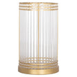 Orkanlampe Dyara gull stor Richmond Interiors Lanterne og lysglass