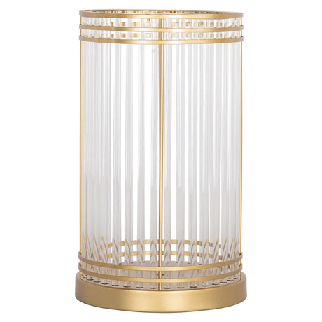 Orkanlampe Dyara gull stor Richmond Interiors Lanterne og lysglass