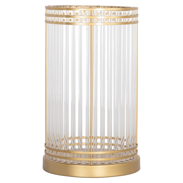 Orkanlampe Dyara gull stor Richmond Interiors Lanterne og lysglass