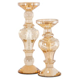 Candle holder Dilan amber small Richmond Interiors Lysestake