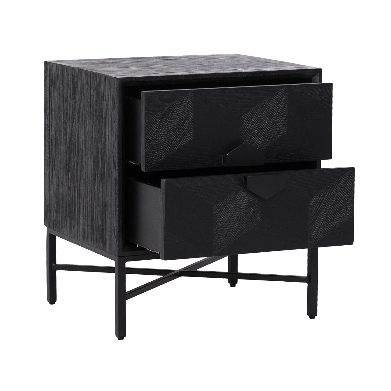 Nattbord Blax svart Richmond Interiors Nattbord