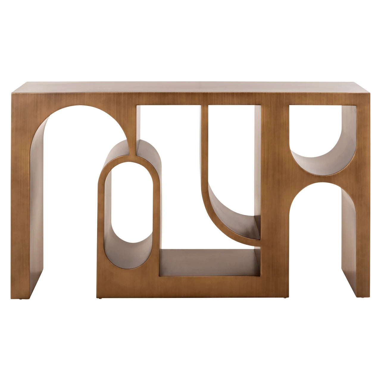 Konsoll Alexander Jones børstet gull Lugano Richmond Interiors Konsollbord