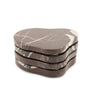 Coaster Rosso sett med 4 By-Boo Serveringsbrett