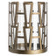 Hurricane light Shandy brass antikk liten Richmond Interiors Lanterne og lysglass