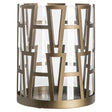 Hurricane light Shandy brass antikk liten Richmond Interiors Lanterne og lysglass