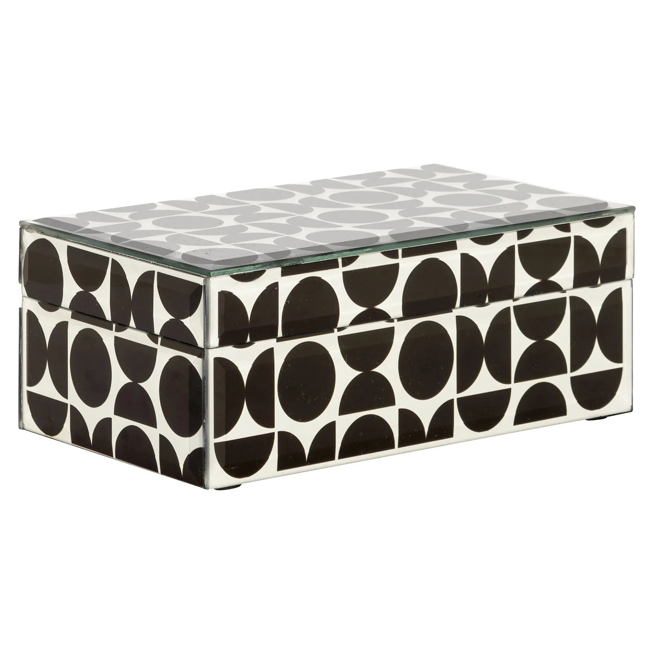 Oppbevaringsboks Vivian svart liten Richmond Interiors Oppbevaring