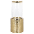Hurricane light Marlou gold small Richmond Interiors Lanterne og lysglass