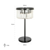 Bordlampe Bessy svart Richmond Interiors Bordlampe