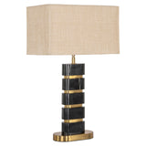 Bordlampe Levina svart/gull Richmond Interiors Bordlampe