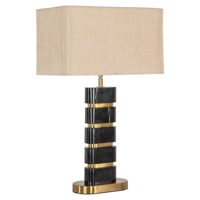 Bordlampe Levina svart/gull Richmond Interiors Bordlampe