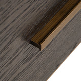 Utstillingsskap Carter brun lite 2 skuffer Richmond Interiors Vitrineskap