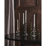 ERISKA lysestaker i glass - h23 cm - klart glass Nordal CANDLEHOLD