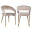 Spisestol Gia khaki fløyel brannhemmende Richmond Interiors Spisestol