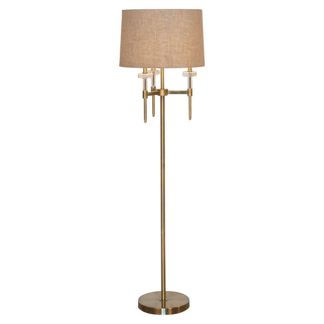 Gulvlampe Josie børstet gull Richmond Interiors Gulvlampe