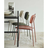 ESA-bordstol - rust rød Nordal CHAIRS+ARM