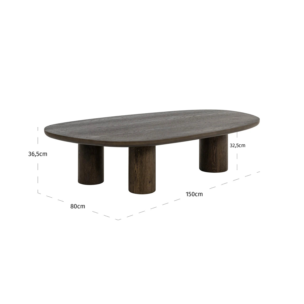 kaffebord Ellington brun Richmond Interiors Sofabord