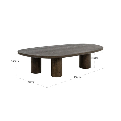 kaffebord Ellington brun Richmond Interiors Sofabord