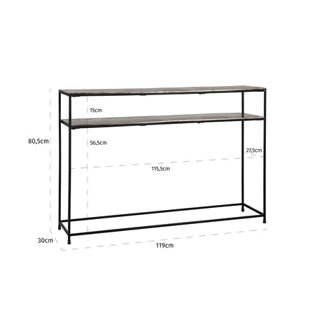 Console Chandon champagne gull Richmond Interiors Konsollbord