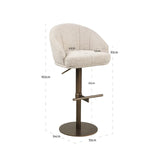 Barkrakk Beverly natur fancy svingbar Richmond Interiors Barstol