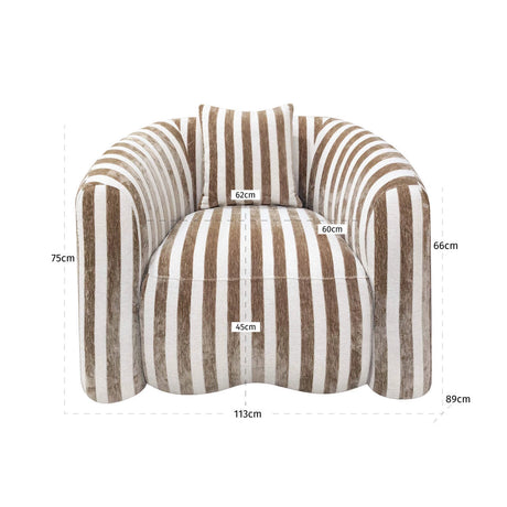 lenestol Luxandra striper sand Richmond Interiors Lenestol